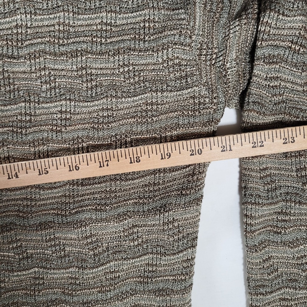 Pronto‎ Uomo Men's XL Crew Neck Knit Brown Sweater Made in Korea - Picture 7 of 9